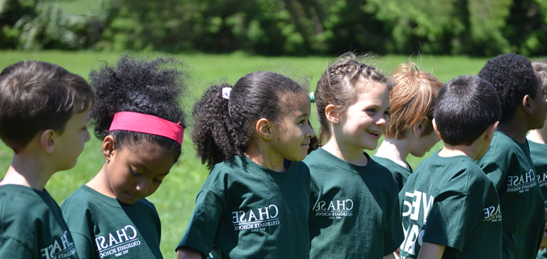 Chase Collegiate lower school students laughing